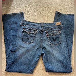 Levi’s 515 Boot Cut Jeans Lightly Distressed - Size 14L